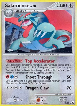 Salamence 008 - Reverse Holofoil Arceus - Holo Rare