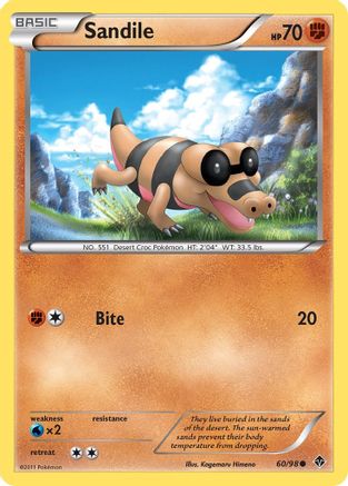 Sandile - Reverse Holofoil Emerging Powers - Common