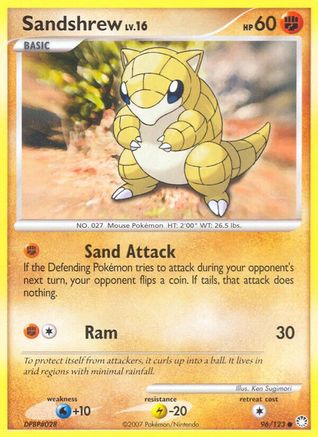 Sandshrew 096 Mysterious Treasures - Common