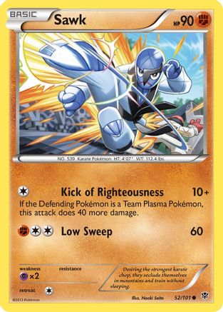 Sawk - Reverse Holofoil Plasma Blast - Common