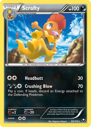 Scrafty Dark Explorers - Rare