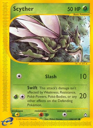 Scyther (106) Aquapolis - Common