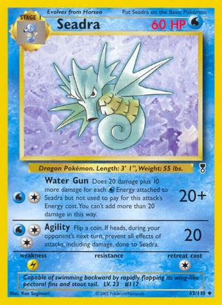 Seadra - Reverse Holofoil Legendary Collection - Uncommon