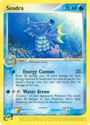 Seadra - 39/97/097 - Reverse Holofoil Dragon - Uncommon