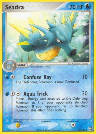 Seadra 048 - Reverse Holofoil Team Rocket Returns - Uncommon