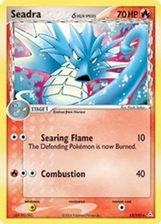 Seadra (Delta Species) 052/110 - Reverse Holofoil Holon Phantoms - Uncommon