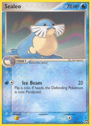 Sealeo/108 - Reverse Holofoil Power Keepers - Uncommon