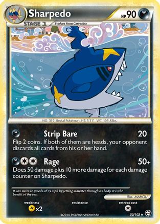 Sharpedo Triumphant - Rare