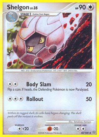 Shelgon 050 - Reverse Holofoil Stormfront - Uncommon