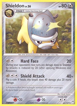 Shieldon 063 - Reverse Holofoil Mysterious Treasures - Uncommon