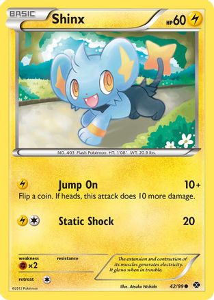 Shinx (42) 042/99 - Reverse Holofoil Next Destinies - Common