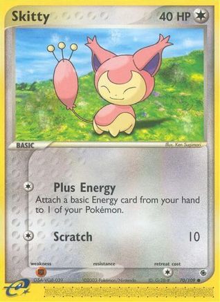 Skitty 070/109 Ruby and Sapphire - Common