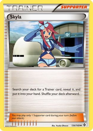 Skyla 134 - Reverse Holofoil Boundaries Crossed - Uncommon
