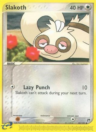 Slakoth 080/100 - Reverse Holofoil Sandstorm - Common