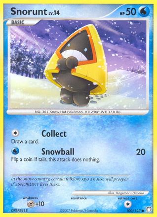 Snorunt - Reverse Holofoil Mysterious Treasures - Common