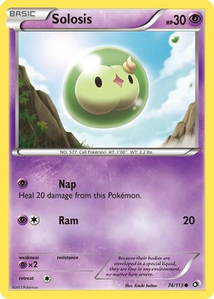 Solosis (74) - Reverse Holofoil Legendary Treasures - Common