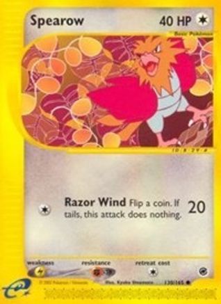 Spearow - Reverse Holofoil Expedition - Common