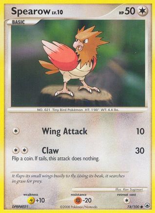 Spearow - Reverse Holofoil Majestic Dawn - Common