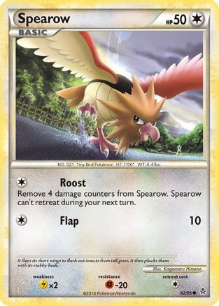 Spearow - Reverse Holofoil Unleashed - Common