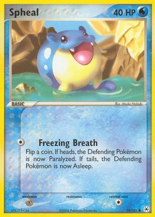 Spheal 074/101 - Reverse Holofoil Hidden Legends - Common