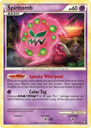 Spiritomb - Reverse Holofoil Triumphant - Holo Rare