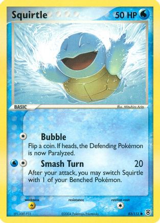 Squirtle 083/112 FireRed & LeafGreen - Common