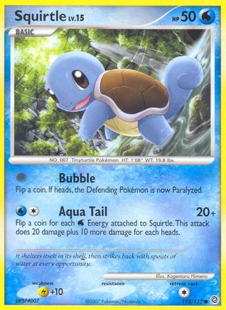 Squirtle 112 Secret Wonders - Common