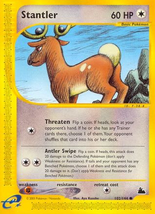 Stantler - Reverse Holofoil Skyridge - Common