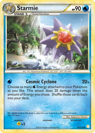 Starmie 053 HeartGold SoulSilver - Uncommon