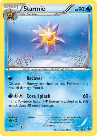 Starmie XY Base Set - Rare