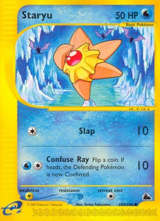 Staryu (104) - Reverse Holofoil Skyridge - Common