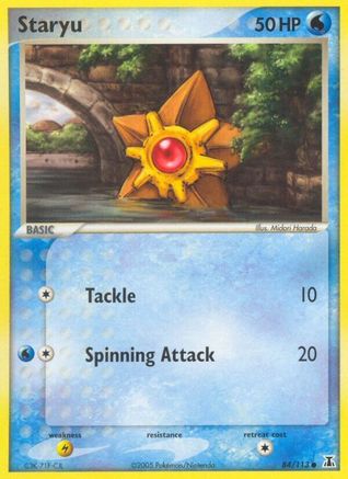 Staryu 084/113 - Reverse Holofoil Delta Species - Common