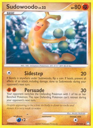 Sudowoodo Mysterious Treasures - Rare