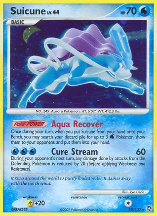 Suicune/132 - Reverse Holofoil Secret Wonders - Holo Rare