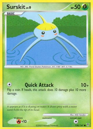 Surskit - Reverse Holofoil Supreme Victors - Common