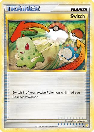 Switch 102 - Reverse Holofoil HeartGold SoulSilver - Uncommon