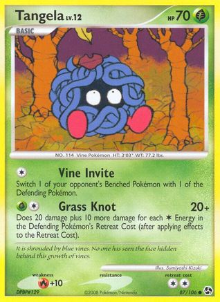 Tangela - Reverse Holofoil Great Encounters - Common