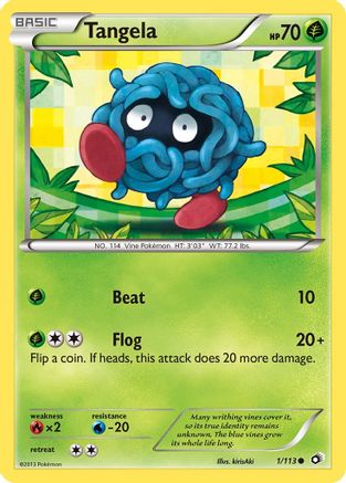Tangela - Reverse Holofoil Legendary Treasures - Common