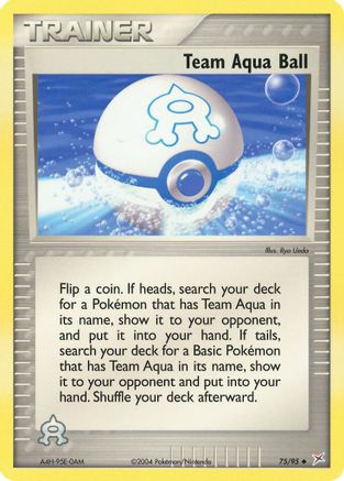 Team Aqua Ball Team Magma vs Team Aqua - Uncommon