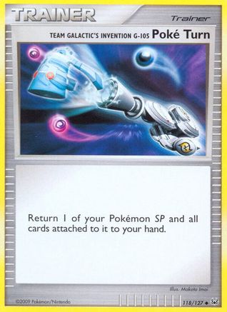 Team Galactic's Invention G-105 Poke Turn 118 Platinum - Uncommon