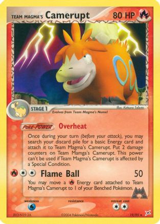 Team Magma's Camerupt - Reverse Holofoil Team Magma vs Team Aqua - Rare
