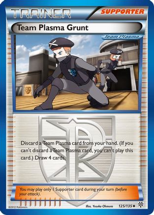Team Plasma Grunt (Team Plasma)/135 Plasma Storm - Uncommon