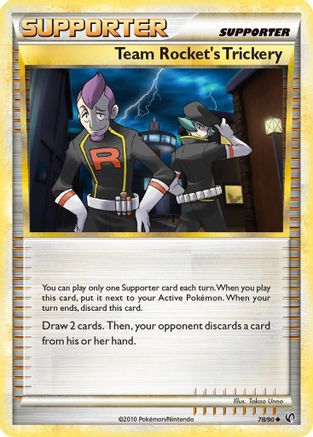 Team Rocket's Trickery 078/90 - Reverse Holofoil Undaunted - Uncommon