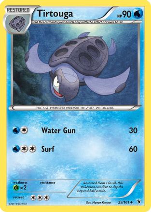Tirtouga - Reverse Holofoil Noble Victories - Uncommon