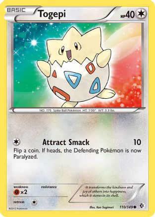 Togepi 110 Boundaries Crossed - Common