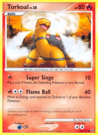 Torkoal - Reverse Holofoil Platinum - Common