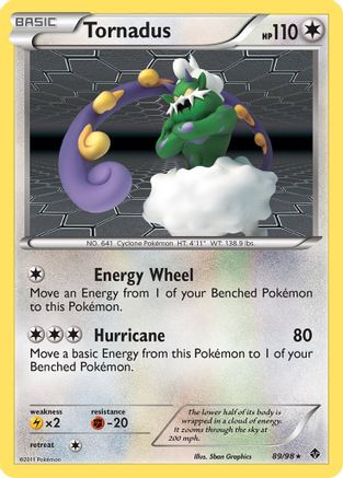 Tornadus - Reverse Holofoil Emerging Powers - Holo Rare