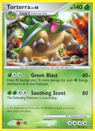 Torterra - Reverse Holofoil Platinum - Rare