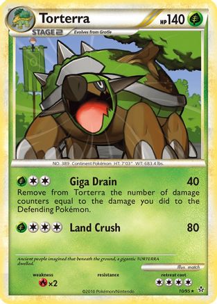 Torterra - Reverse Holofoil Unleashed - Holo Rare