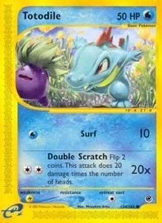 Totodile (134) 134/165 Expedition - Common